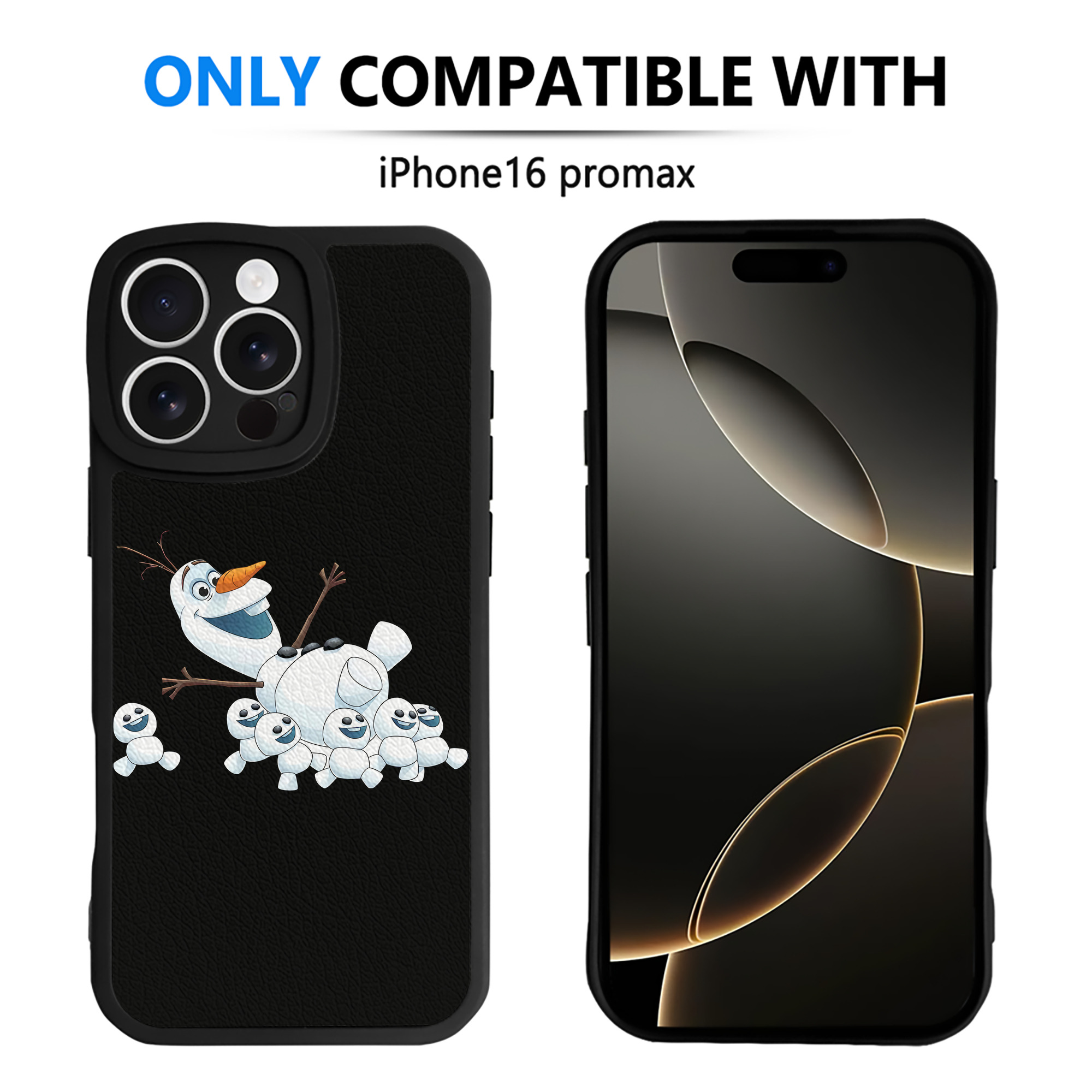 （画像用） アナと雪の女王 アンナ エルサ Frozen Anna Elsa 【iPhone 16シリーズ対応】シリコンスマホケース（レザー調） 材質：シリコン